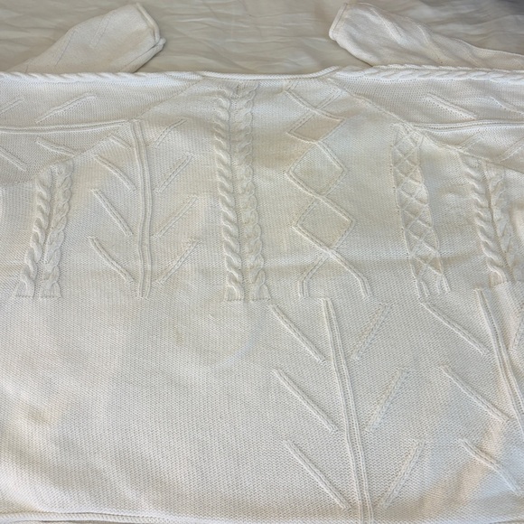 Neon Buddha oversized white cotton sweater - Picture 4 of 6